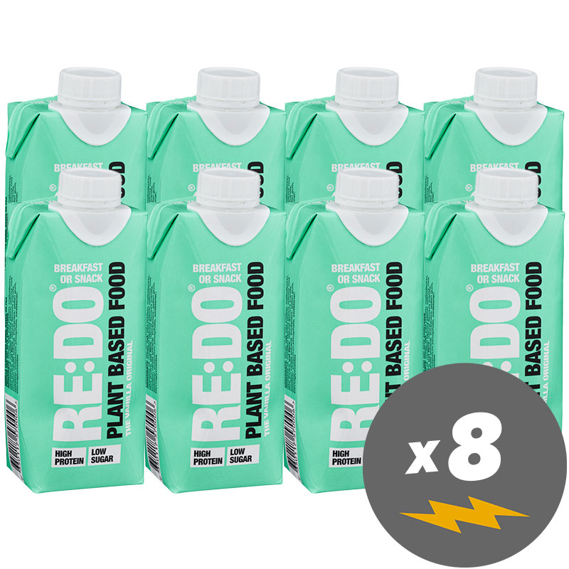 Växtbaserad Proteindryck Vanilla 8-pack - 70% rabatt