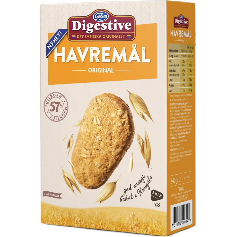 Havremål 8 x 30g - 35% rabatt