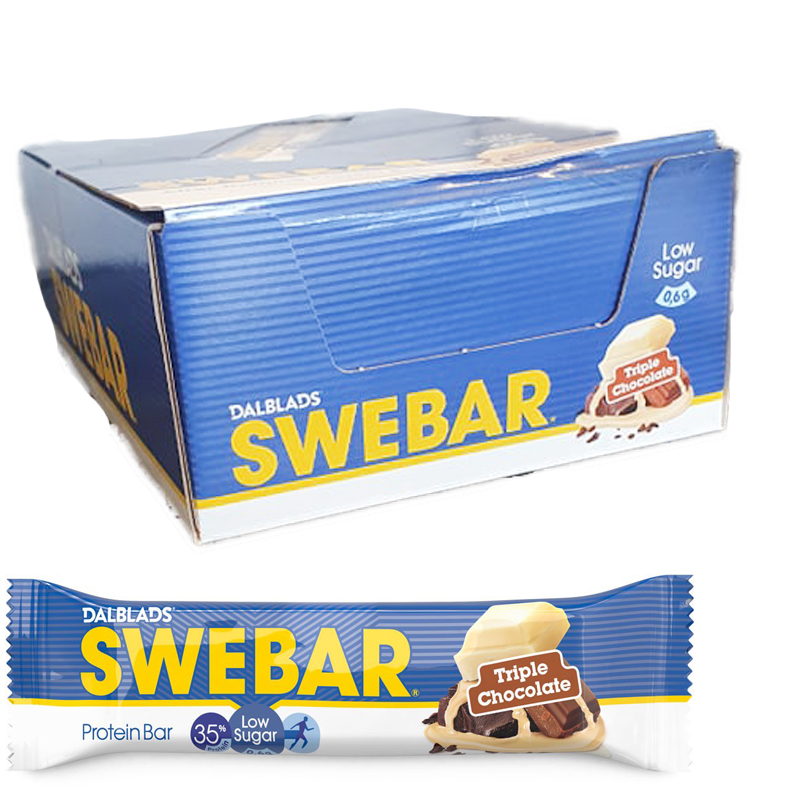 Proteinbars Triple Chocolate 18-pack - 40% rabatt