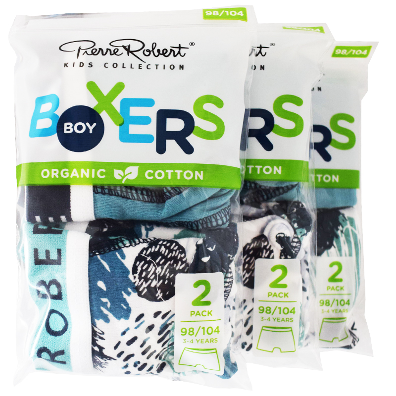 Kalsonger Boxers Barn 98-104 Mint & petrol 6-pack - 46% rabatt