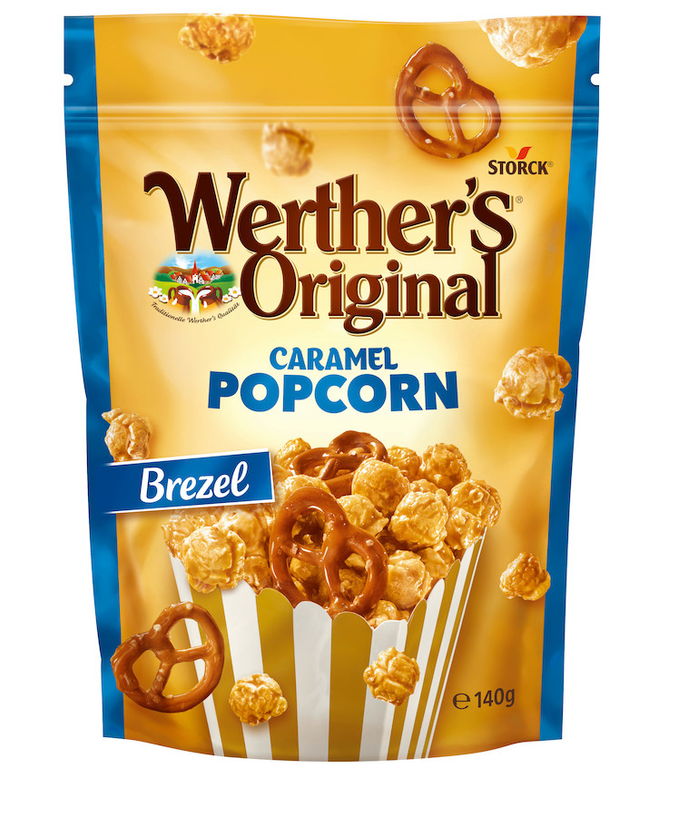 Werthers Original Caramel Popcorn Brezel 140g