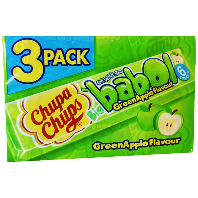 Tuggummi "Green Apple" 3 x 27,6g - 33% rabatt