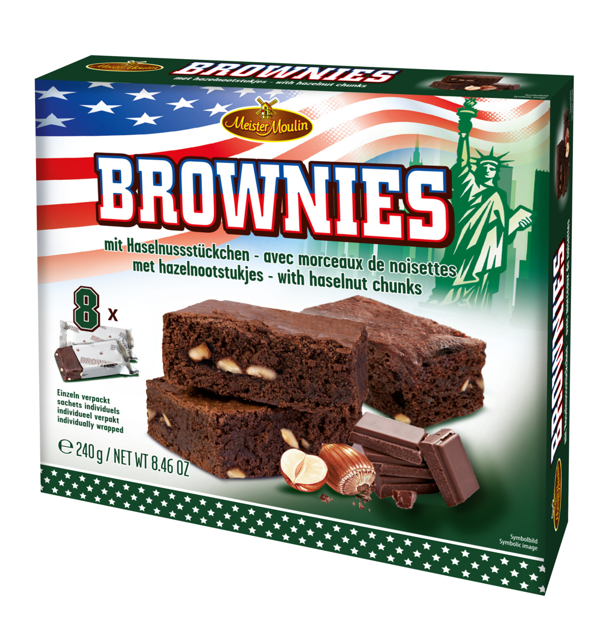 Meister Moulin Hazelnut Brownies 240g