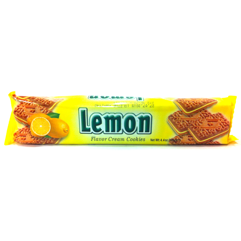 Fyllda kex med smak av citron - 28% rabatt