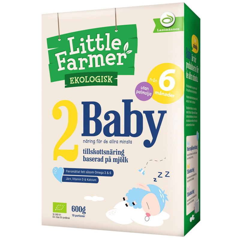Eko Tillskottsnäring "2 Baby" 600g - 85% rabatt