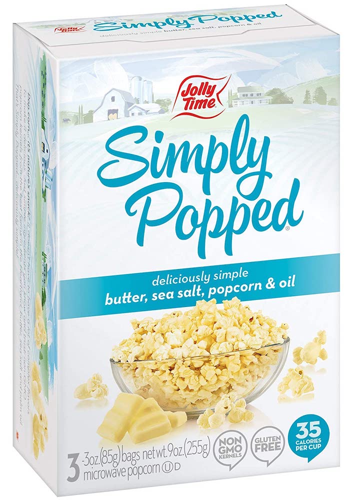 Jolly Time Simply Popped Butter Popcorn 255g