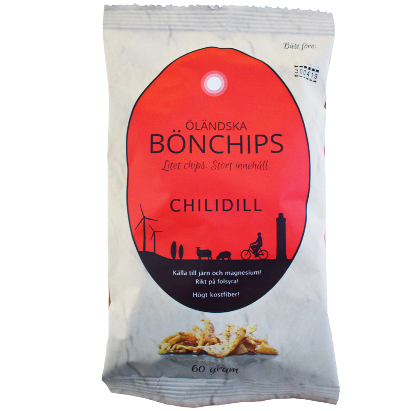 Bönchips Chilidill 60g - 50% rabatt