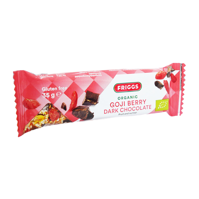 Frukt- & Nötbar Mörk Choklad & Gojibär 35g - 50% rabatt