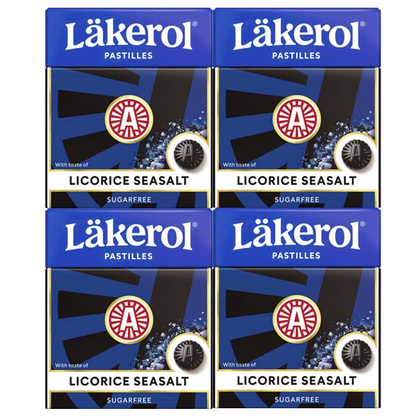 Läkerol Sea Salt 25g x 4 st