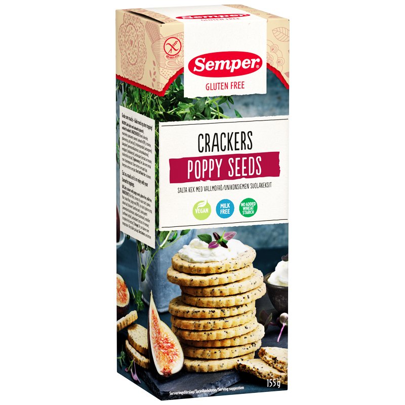 Salta Kex Vallmofrö - 33% rabatt