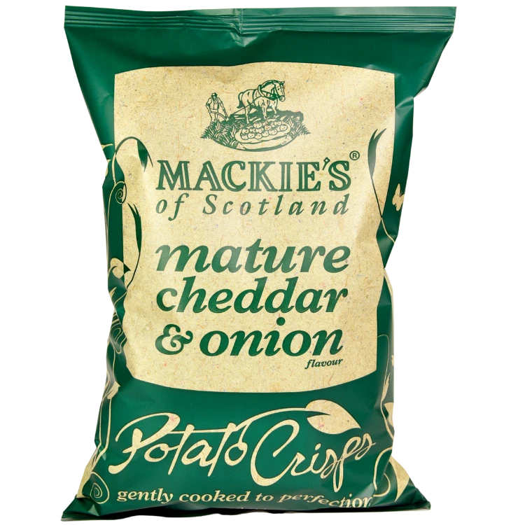 Mackies Mature Cheddar & Onion 150g