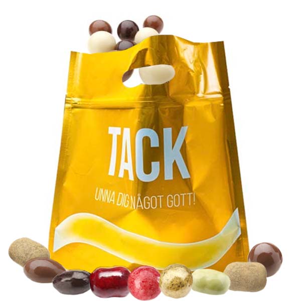Tackpåse med Narr Choklad/lakrits 400g