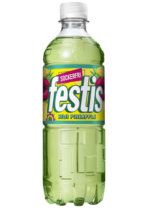 Festis Kiwi Pineapple Sockerfri - 50 cl