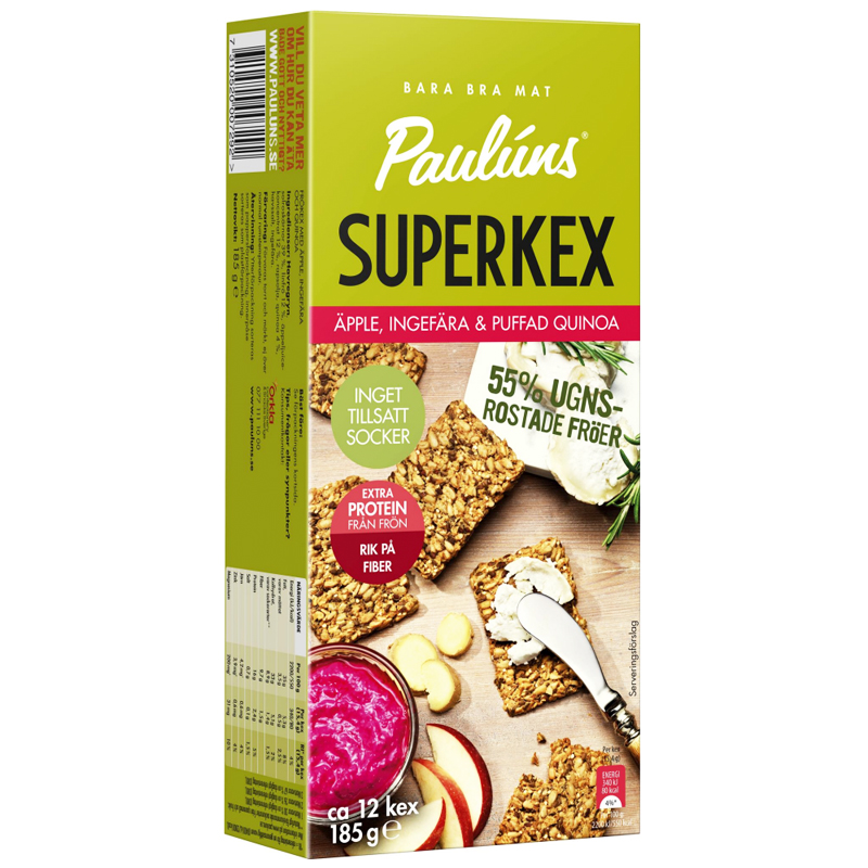 Kex Äpple, Ingefära & Quinoa - 33% rabatt