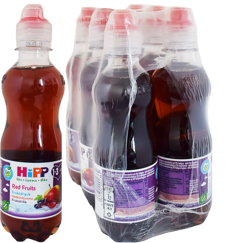 Eko Hel Låda Fruktdryck Röda Frukter 6 x 300ml - 43% rabatt