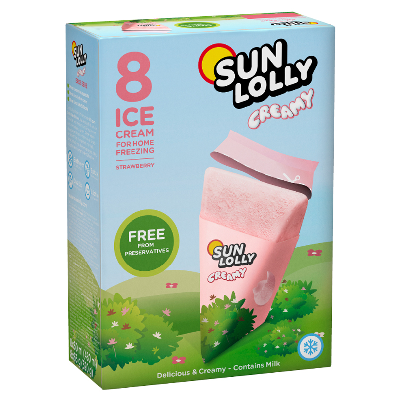 Isglass Creamy Strawberry - 33% rabatt
