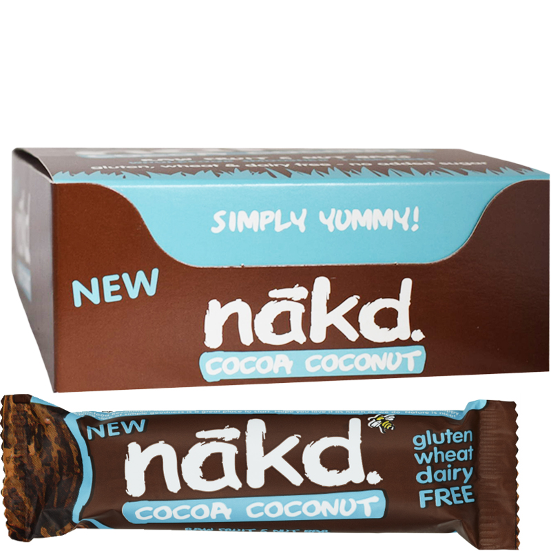 Hel Låda Bars "Cocoa & Coconut" 18 x 35g - 68% rabatt