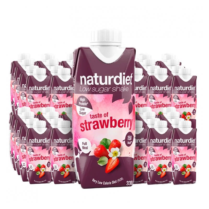 Måltidsersättning Shake Strawberry 48-pack - 28% rabatt