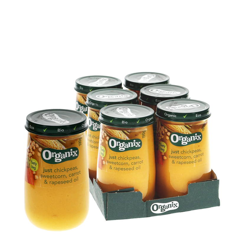 Barnmat Kikärtor, Majs, Morot & Rapsolja 6-pack - 22% rabatt
