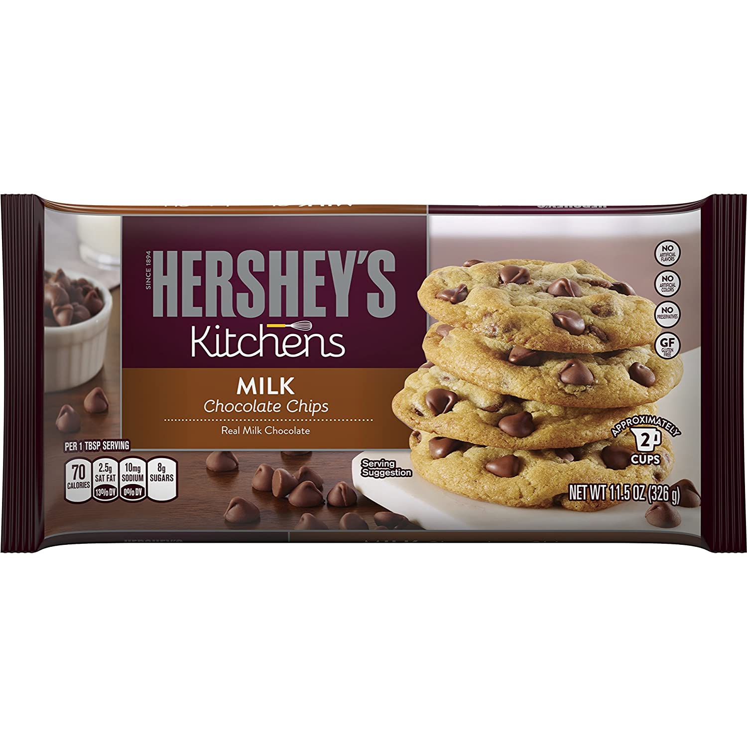 Hersheys Baking Chips - Milk Chocolate 326g
