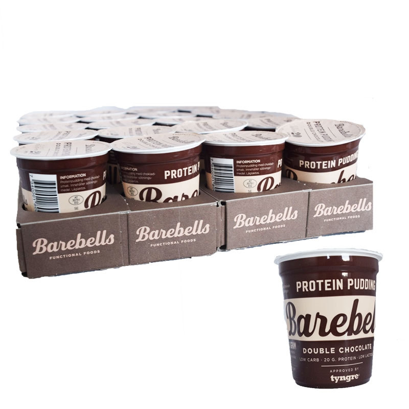 Hel Platta Proteinpudding "Double Chocolate" 20 x 200 g - 58% rabatt