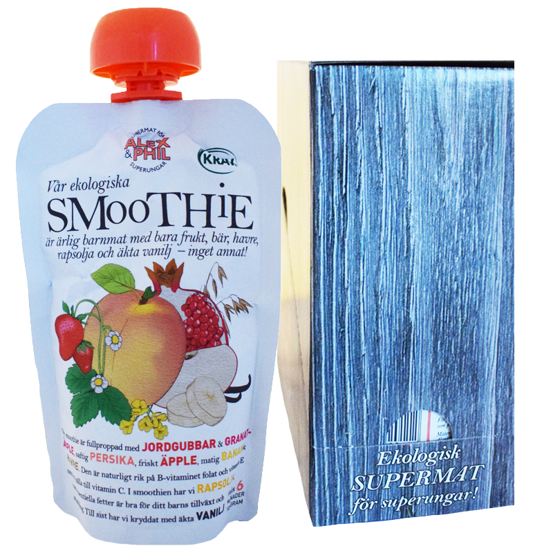Eko Hel Låda Barnmat Smoothie 6 x 100g - 61% rabatt