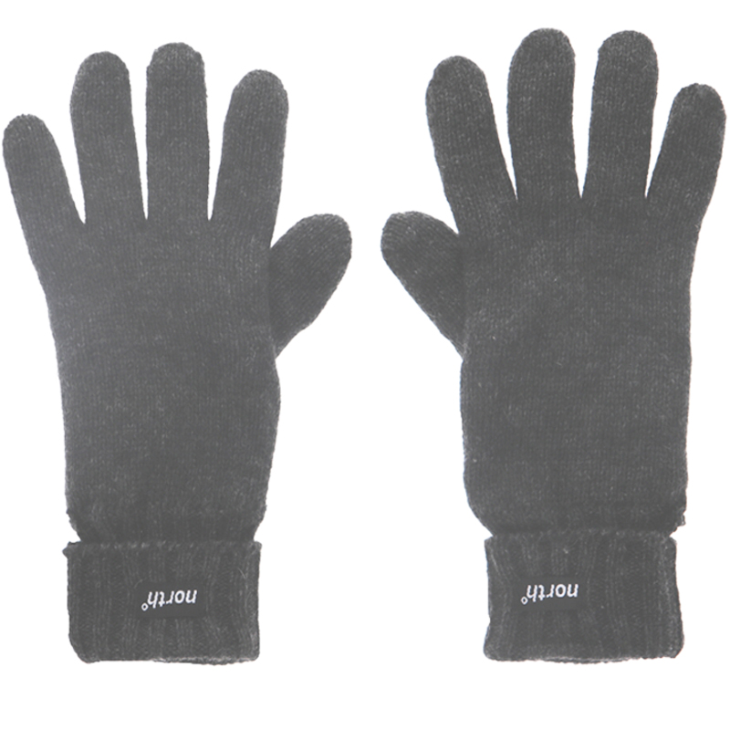 Fingervantar Stickade Grå L/XL - 51% rabatt