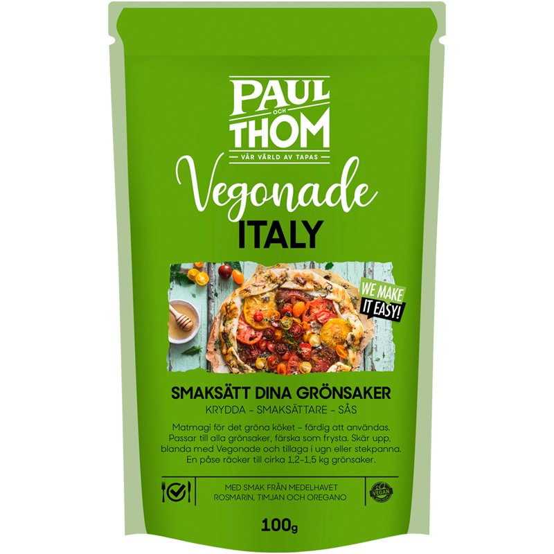 Vegansk Marinad Italy - 25% rabatt