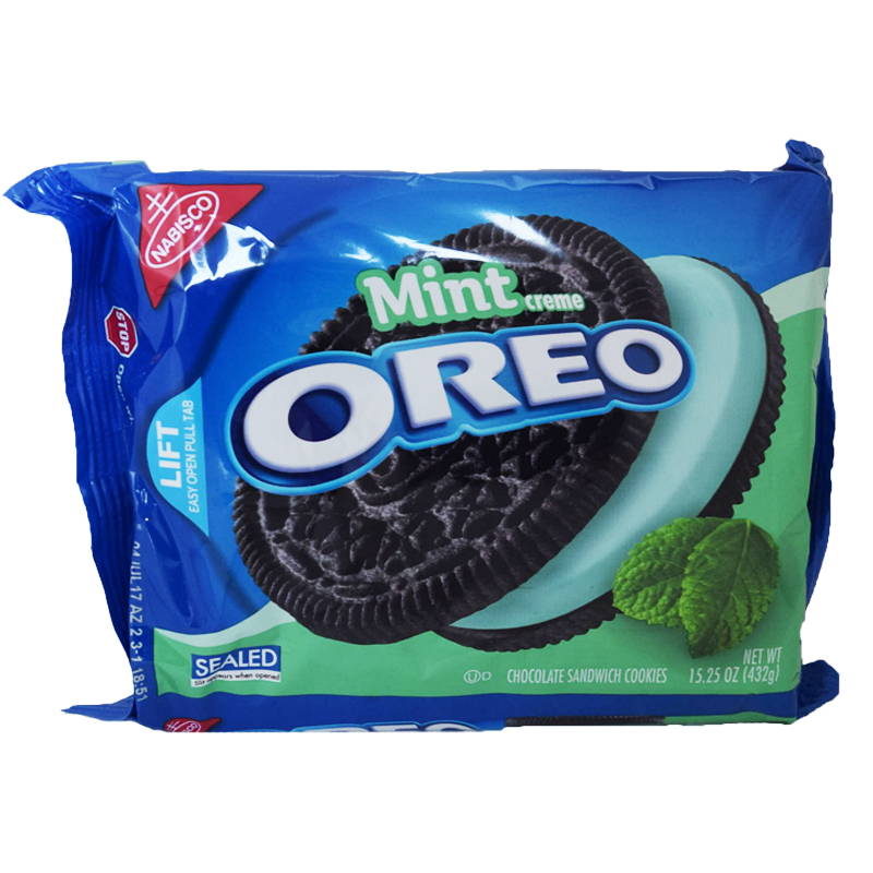 Kakor Oreo "Mint Creme" 432g - 66% rabatt