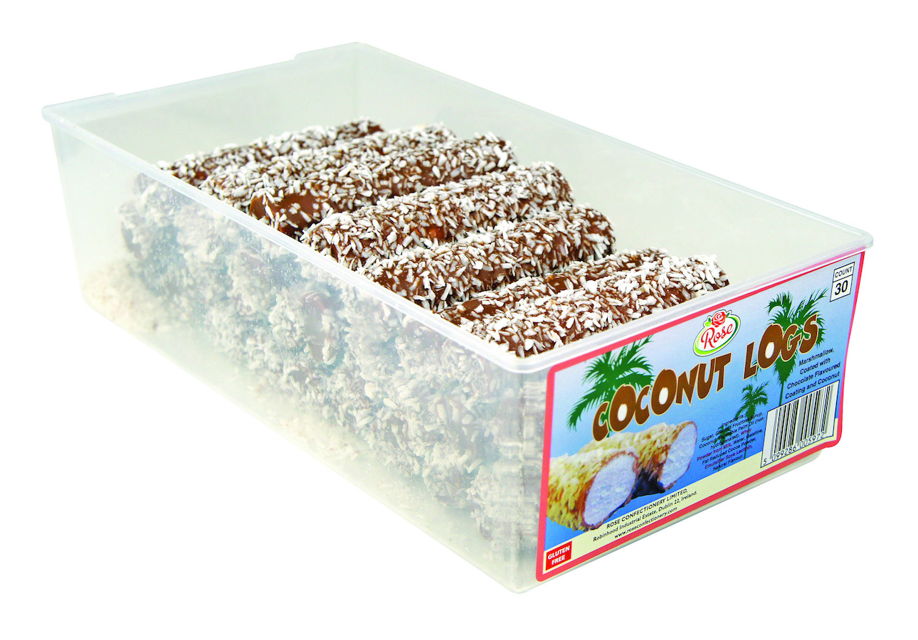 Rose Coconut Logs