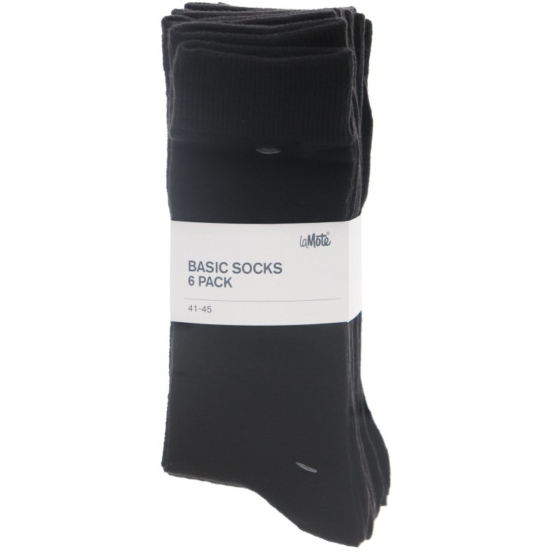 Strumpor Svart 6-pack 41-45 - 73% rabatt