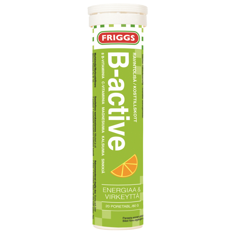 Kosttillskott B-active Apelsin - 42% rabatt