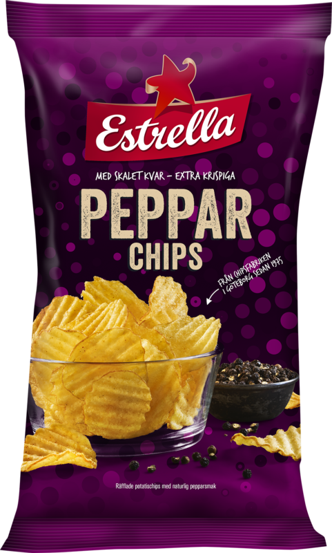 Estrella Pepparchips 275g