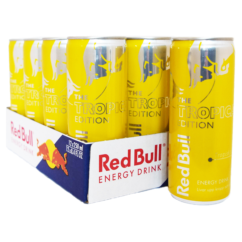 Hel Låda Red Bull "Tropical" - 20% rabatt