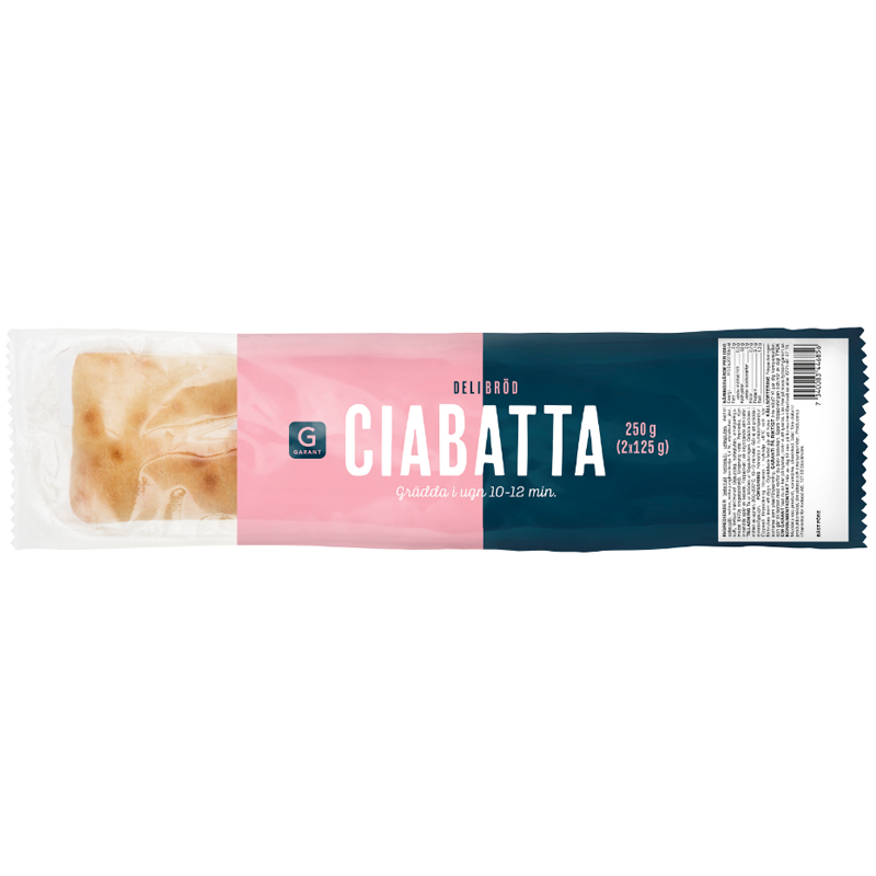 Ciabatta 2 x 125g - 75% rabatt