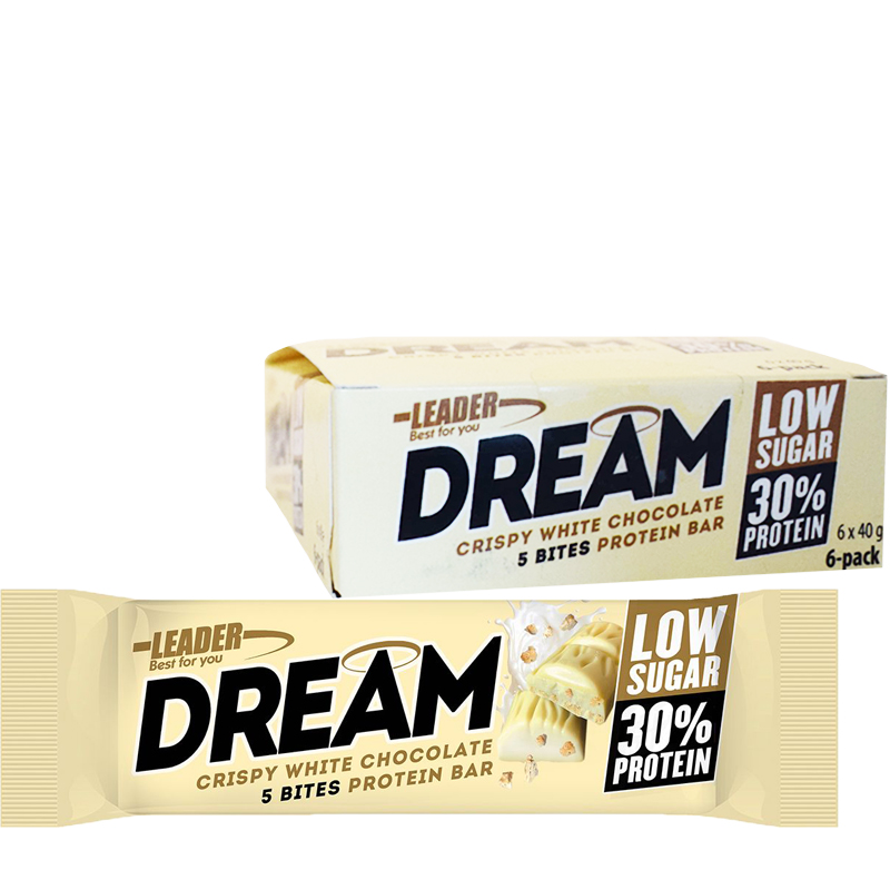 Hel Låda Proteinbars "White Chocolate" 6 x 40g - 20% rabatt