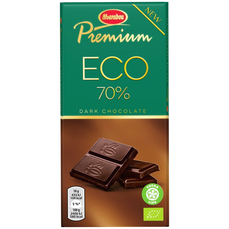 Eko Mörk Choklad 90g - 50% rabatt