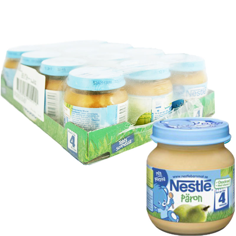 Hel Låda Barnmat Päronpuré 12 x 125g - 22% rabatt