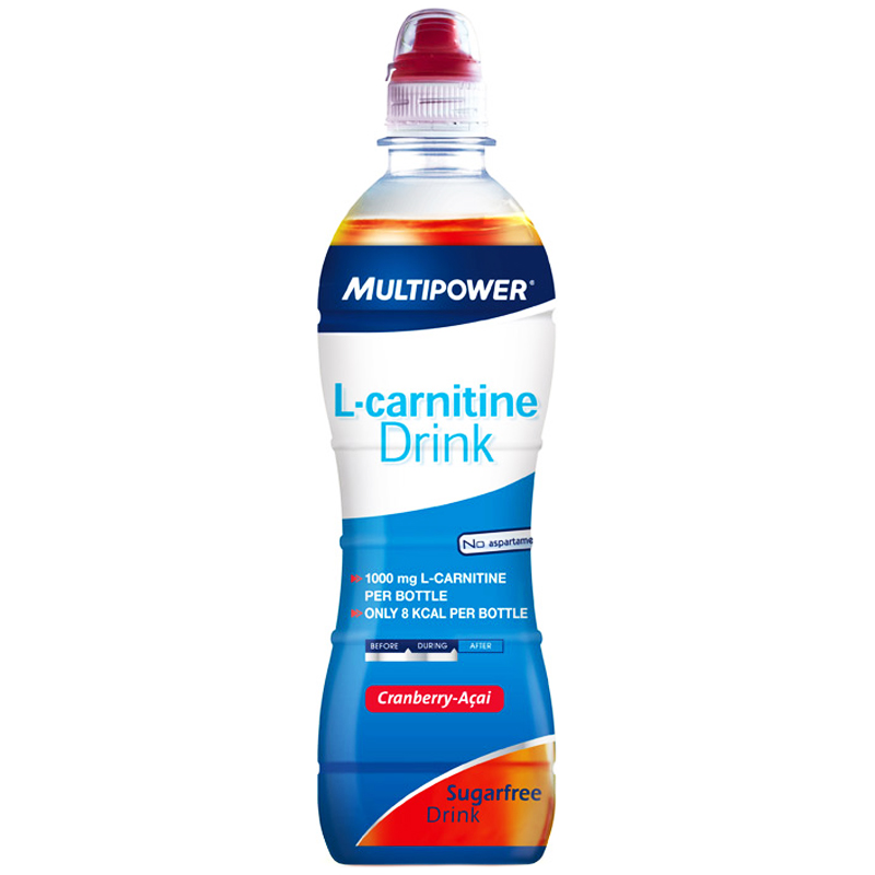 L-karnitindryck ”Cranberry & Acai” 500ml - 67% rabatt