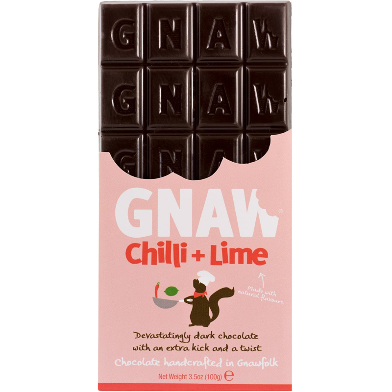 Mörk Choklad Chili & Lime 100g - 40% rabatt