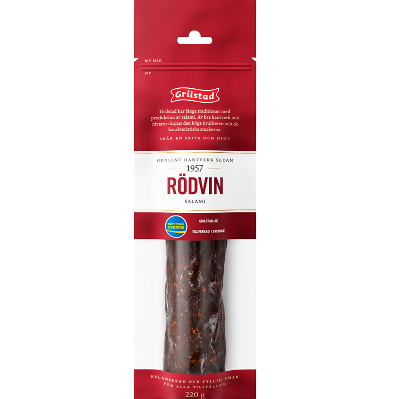 Rödvinssalami - 67% rabatt