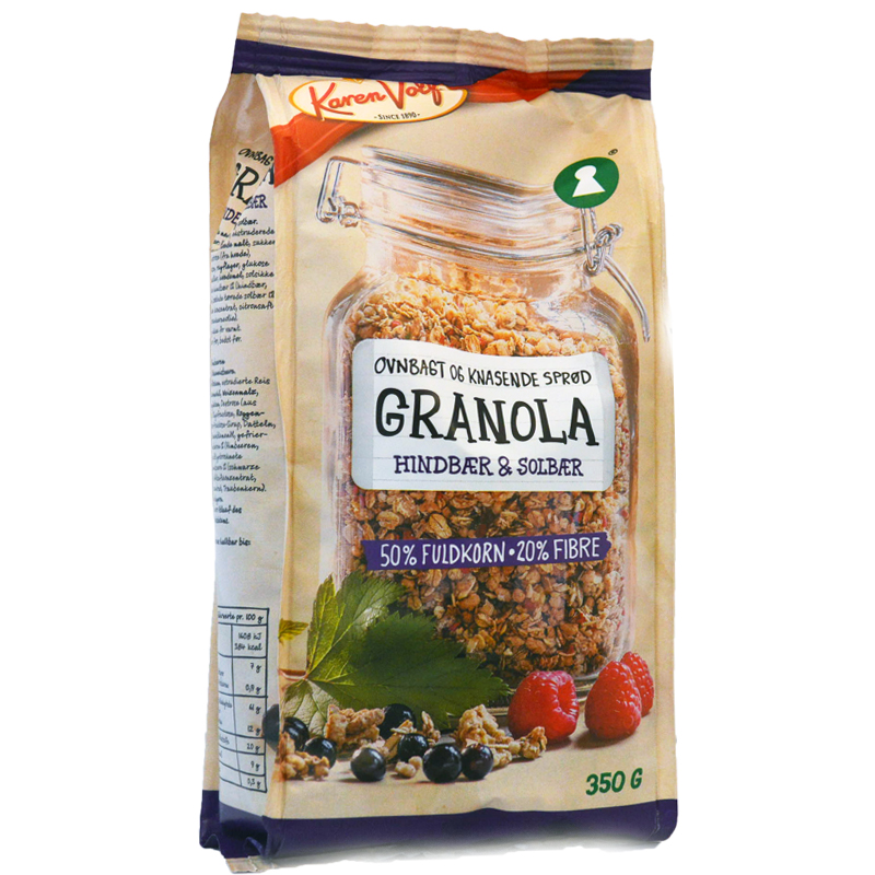 Granola Hallon & Svartvinbär - 71% rabatt
