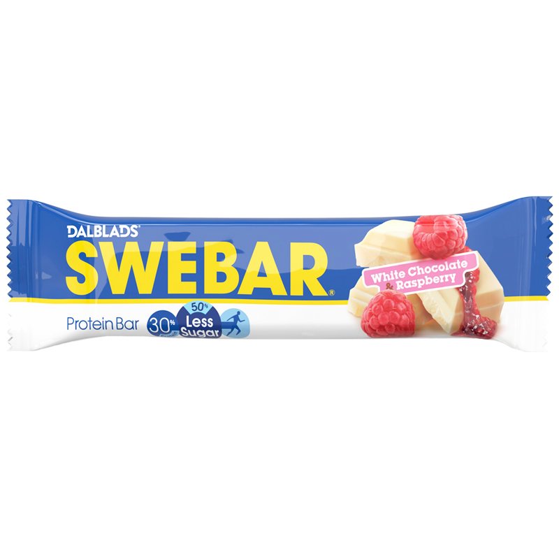 Proteinbar "White Chocolate & Raspberry" 50g - 44% rabatt