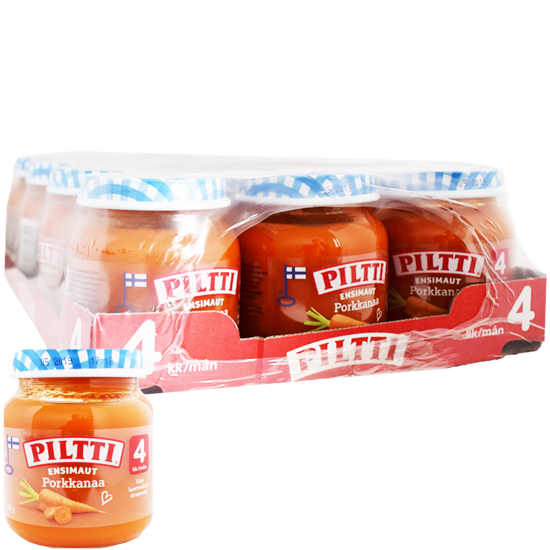 Hel Låda Barnmat Morot 12 x 125g - 34% rabatt