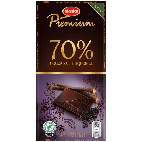 Marabou Premium Salty Liquorice 100g