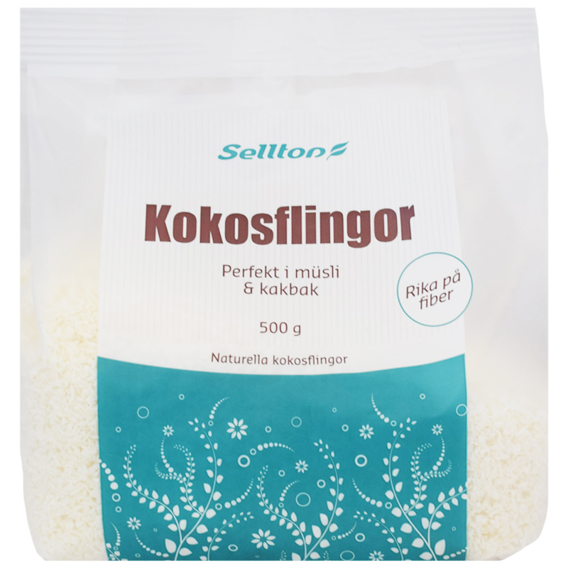 Kokosflingor 500g - 26% rabatt