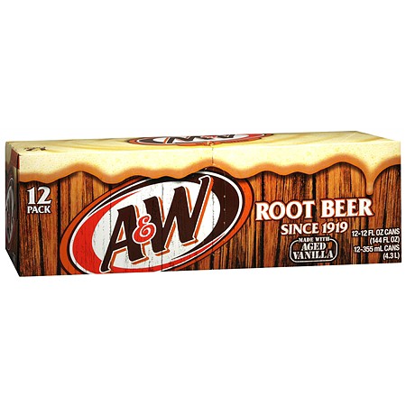 A&W Root Beer 355ml 12-pack