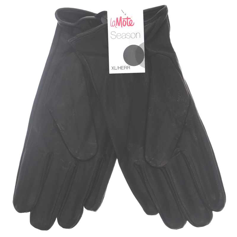Läderhandskar Svart Herr XL - 60% rabatt