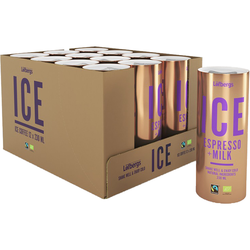 Hel Platta Kaffedryck Espresso & Mjölk 12-pack - 55% rabatt