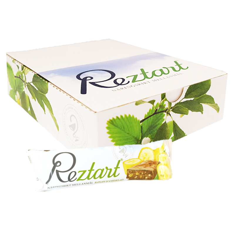 Hel Låda Mellanmålsbars Banan & Choklad 15 x 40g - 49% rabatt